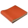 Fotoalbum mit 50 Blatt, Leder, 35,0x35,0 cm, Orange - 3