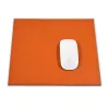 Mousepad, Leder, 28,0x25,0 cm, Orange - 2