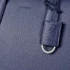 Leder Business Tote - Dunkelblau - 3