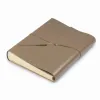 Leder Fotoalbum mit Band 50 Blatt Latte - 2