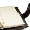 Pocket Planer, Leder in Alligator-Optik, Dunkelbraun - 5