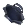 Leder Laptoptasche - Midnight Blue - 2