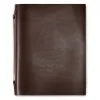 Photo Album, 30 pages, leather, 23x30 cm, dark brown