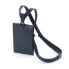 Leder Crossbody Tasche  Dunkelblau - 3