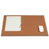 Schreibtischunterlage, Leder, 60,0×40,0 cm, Sand - 3