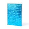 Notizbuch A4, Leder Wild Blue, blanko