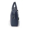 Aktentasche Adri, Leder, Navy - 4