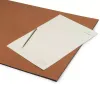 Schreibtischunterlage, Leder, 60,0×40,0 cm, Sand - 2