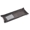 Taschenleerer rechteckig, Leder Suede, 32x13 cm, Lava - 2