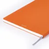 Leinen Notizbuch A4 blanko Orange - 2
