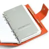 Leder Terminplaner Nappa Orange - 2