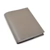 Buchhülle für DIN A5 Bücher, Glattleder, Taupe - 5