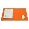 Schreibtischunterlage, Leder, 60,0×40,0 cm, Orange - 2
