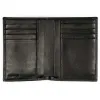 Leder Brieftasche Schwarz 8 Karten - 2