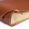 Fotoalbum mit 30 Blatt, Leder, 20,5x15,0 cm, Tan - 4