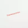 Grußkarte Dankeschön Helvetica - 2