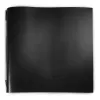 Fotoalbum mit 50 Blatt, Leder, 45,0x45,0 cm, Schwarz