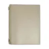 Leder Ringbuch A5 4 Ringe Taupe