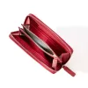 Portemonnaie mit Zip, Kollektion 1977, Leder, Rot - 3