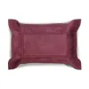 Taschenleerer rechteckig, Leder Suede, 21x15 cm, Bordeaux