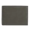 Leder Portemonnaie Breit mit Münzfach Dunkelgrau
