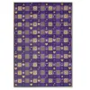 Geschenkpapier Christmas Squares Violett, 50 x 70 cm, 3 Bg.
