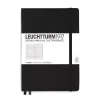 LEUCHTTURM1917 Notizbuch A5 Medium Hardcover kariert schwarz