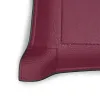 Leder Taschenleerer Nappa Rechteckig Bordeaux - 2