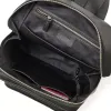 Leder Rucksack Adri in Schwarz - 3