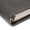 Leder Terminplaner Dunkelgrau - 5