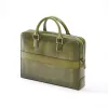 Aktentasche Porto Cervo, Leder Olive - 4