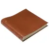 Leder Fotoalbum 50 Blatt  Hellbraun - 3