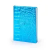 Notizbuch A5, Leder Wild Blue,liniert