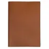 Leder Buchhülle A4 Tan