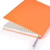 Leder Notizbuch A4 Blanko Orange - 2