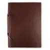 Leder Skizzenblock Groß Dunkelbraun