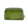 Kulturtasche Porto Cervo, Leder Olive - 2