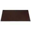 Schreibtischunterlage, Leder, 60,0×40,0 cm, Dunkelbraun