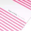 Grußkarte Geburtstag Stripes Neonpink - 2