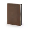 Leder Buchhülle A4 Tabak
