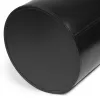 Leder Papierkorb Rund Schwarz - 2