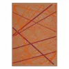 Geschenkpapier Network Magenta/Orange/Braun 50 x 70 cm, 3 Bg