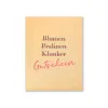 Gutscheinkarte Blumen Pralinen Klunker A6