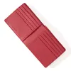 Portemonnaie für Karten, Kollektion 1977, Leder, Rot - 3