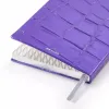 Notebook A5, leather, Violet, ruled - 2