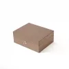 Schmuckbox, Walnussholz/Leder, Bronze - 3