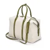 Reisetasche Porto Cervo, Leder/Canvas Olive - 3