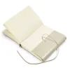 Fotoalbum mit Band, 50 Blatt,  Leder, 23,0x30,0 cm, Cream - 3