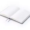 Leder Notizbuch A5 Liniert Silber - 3