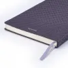 Leder Notizbuch A5 blanko Violett - 2